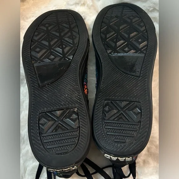 RAAD Black Multicolor Lace up High Top Sneakers Women’s size 7.5W Men’s size 6M - Picture 12 of 13